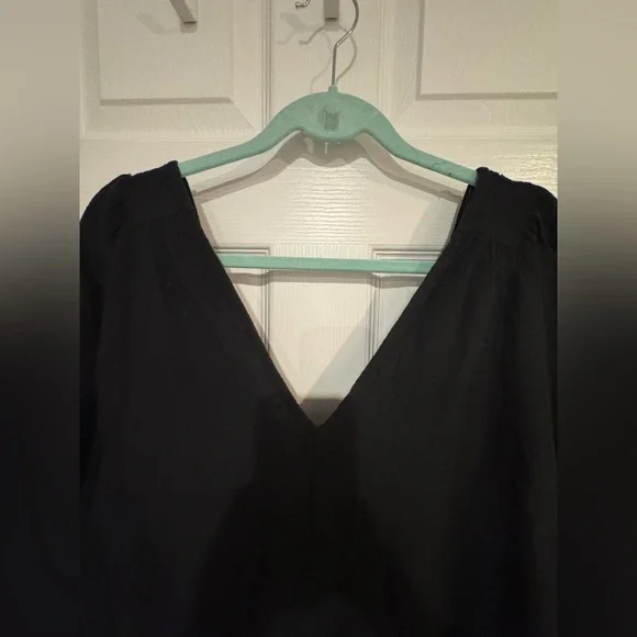 Madewell Lightspun V-neck Midi Dress - Picture 8 of 11